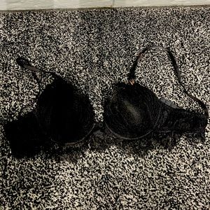 Lepel black lace bra